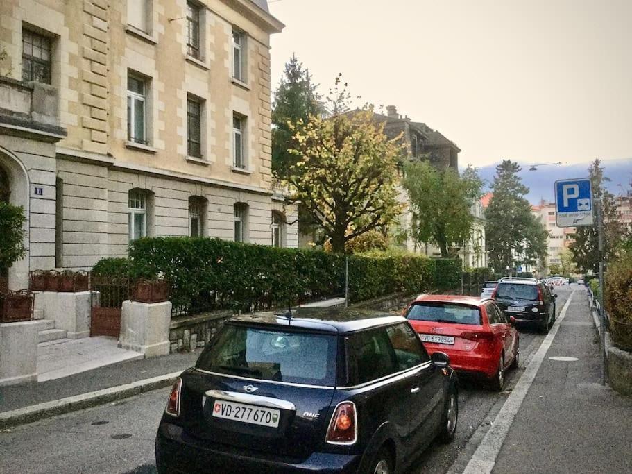 Charming, Between Train Station And Lake! Lausanne Extérieur photo